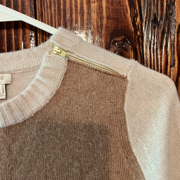J. Crew XS color block sweater with zipper detail - Picture 5 of 5